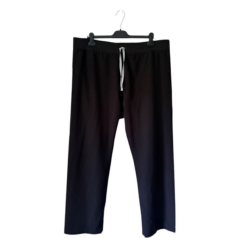 FIGS Scrub Pants Womens Size XXL Black Straight Leg